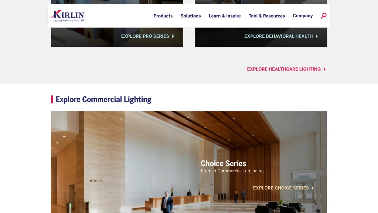 Kirlin Lighting — section 2