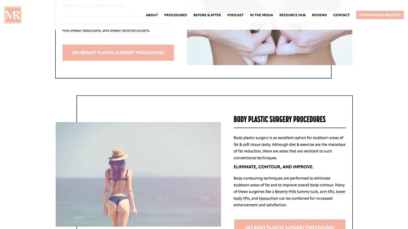 Rovelo Plastic Surgery — section 2